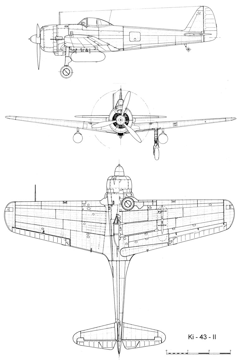 Nakajima Type 1 Ki.43-II Hayabusa Oscar