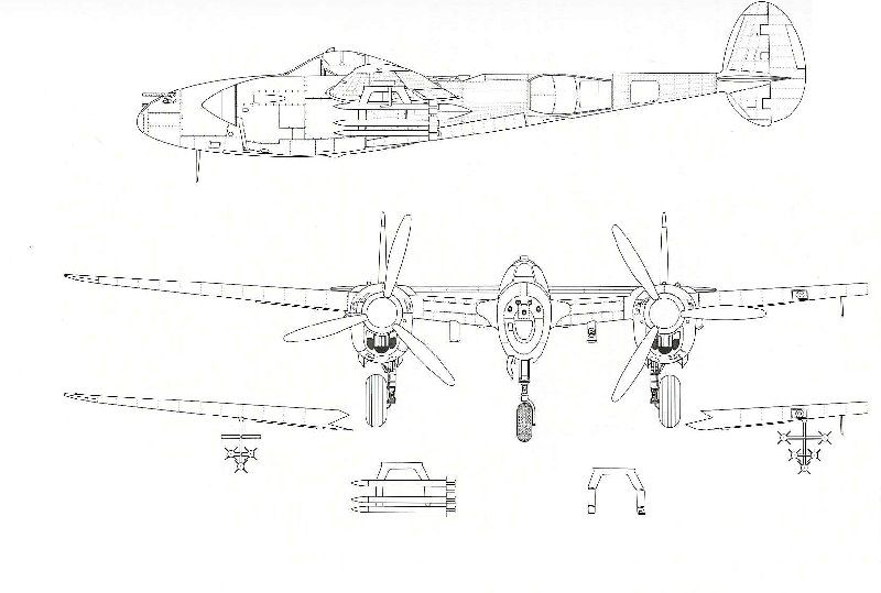 Lockheed P-38J Lightning